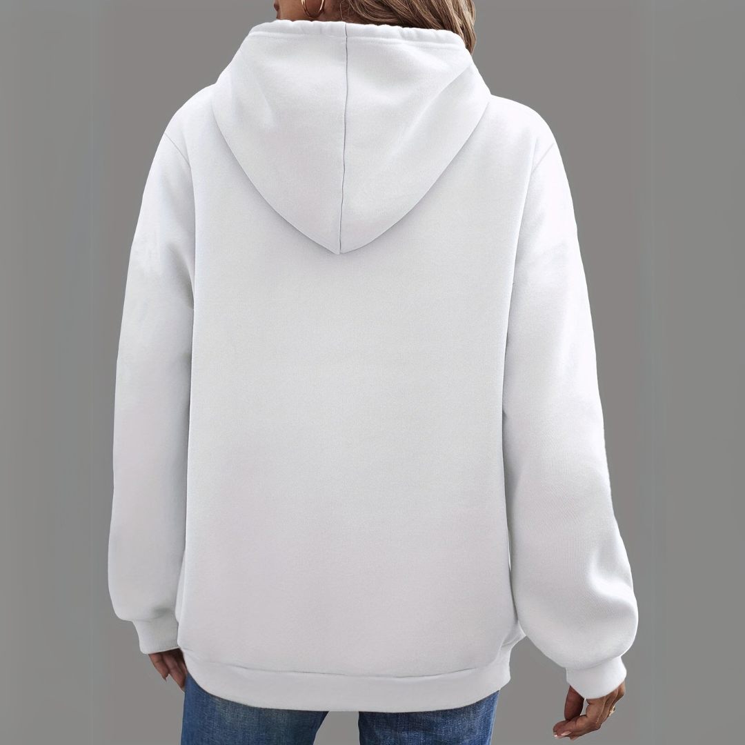 Pull à capuche femme – Sweat décontracté en coton doux et confortable