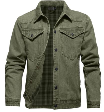 Veste en denim homme – Veste casual en jean coupe moderne et confortable