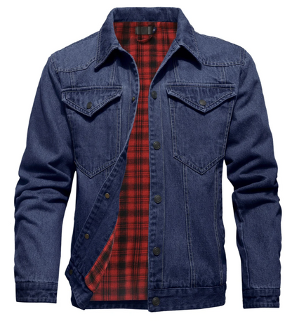 Veste en denim homme – Veste casual en jean coupe moderne et confortable