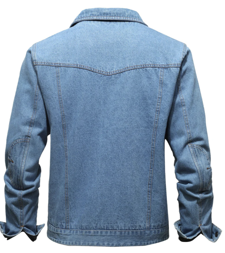 Veste en denim homme – Veste casual en jean coupe moderne et confortable