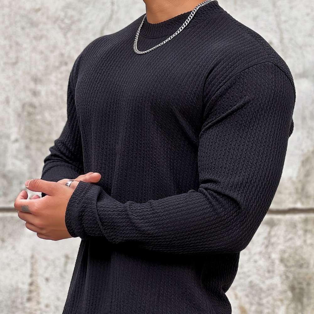 Pull col rond homme – Pull en coton doux et confortable pour toutes occasions