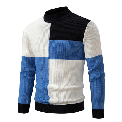 Pull en tricot homme – Pull chaud en laine doux et confortable pour hiver