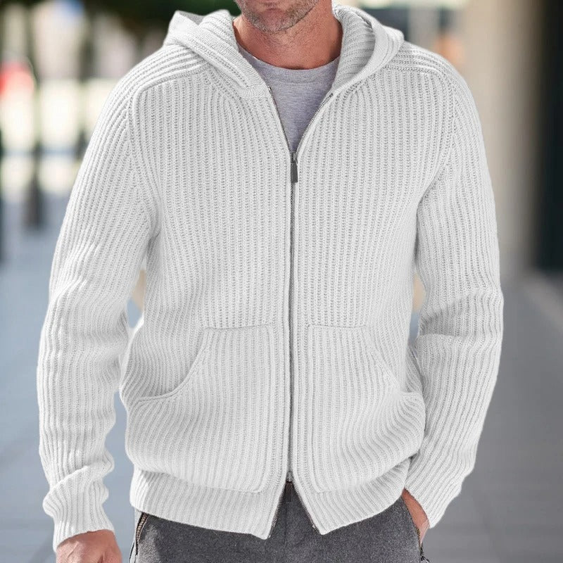 Pull classique homme – Pull en laine doux, coupe ajustée et élégant pour l'hiver