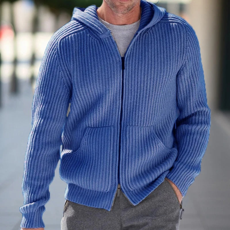 Pull classique homme – Pull en laine doux, coupe ajustée et élégant pour l'hiver