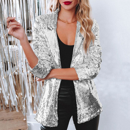 Blazer femme tendance – Veste chic à la mode en tissu léger et élégant